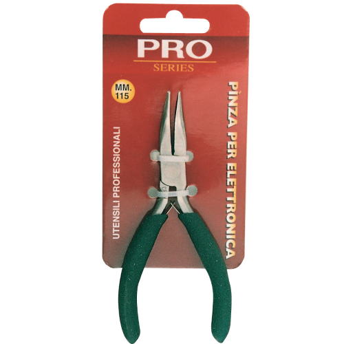 mini pliers for electricians 115 mm art 202 with straight half-round jaws
