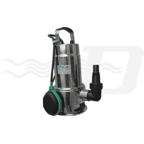electrobomba sumergible de acero inoxidable para agua sucia 750W 1.0 hp