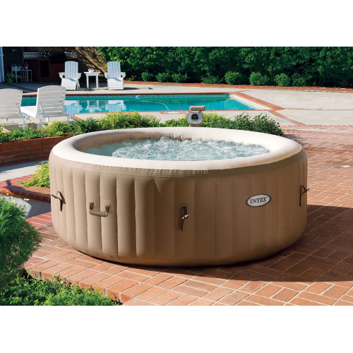 Intex piscina gonfiabile idromassaggio Bubble Spa con filtro riscaldatore e trattamento anticalcare