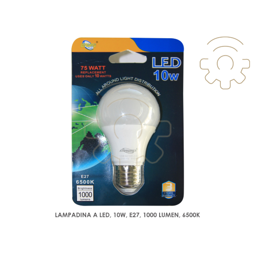 Dawei led bulb 10w E27 6000k cold light 3 years warranty