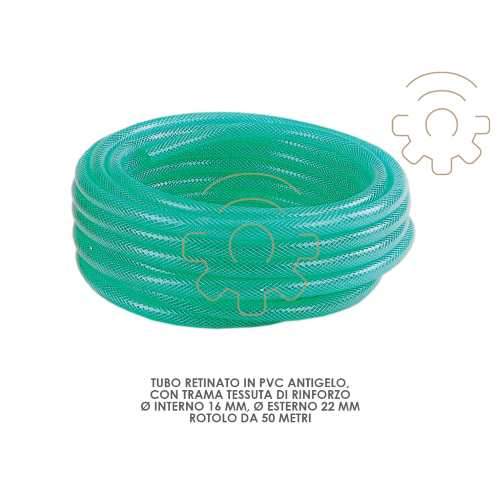 50 m anti-freeze PVC wire hose for irrigation? internal 16 mm? external 22 mm for irrigation