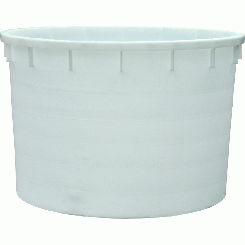 Depósito de polietileno HD atóxico blanco 500 lt para alimentos Ø cm 104 x 82 h contenedor contenedor para mosto de uva