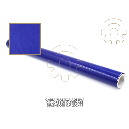 Ultramarinblaue Klebefolie Kunststoffpapier mt 2x45 cm fÃ¼r mobile Schubladen