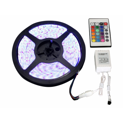 5050 RGB led strip with remote control 5 meters IP65 300 led