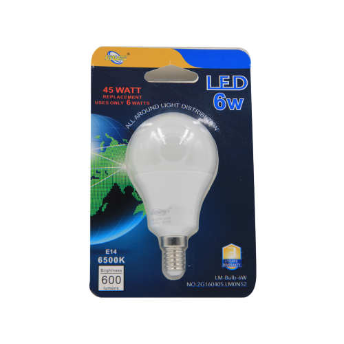 Dawei led bulb 6w E14 6500k cold light 1000 lm 3 years warranty