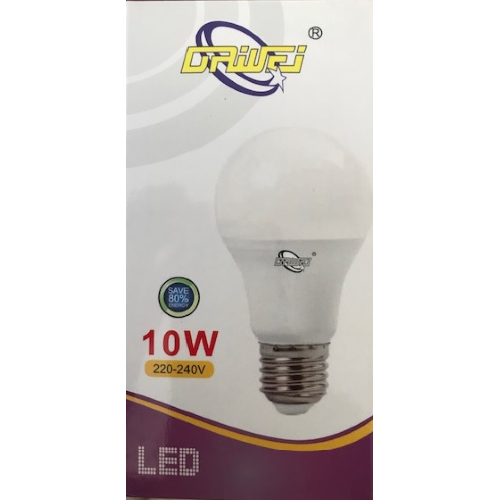 Driwei bulb 10W bulb ball lamp E27 810lm cold white light 6000k ice