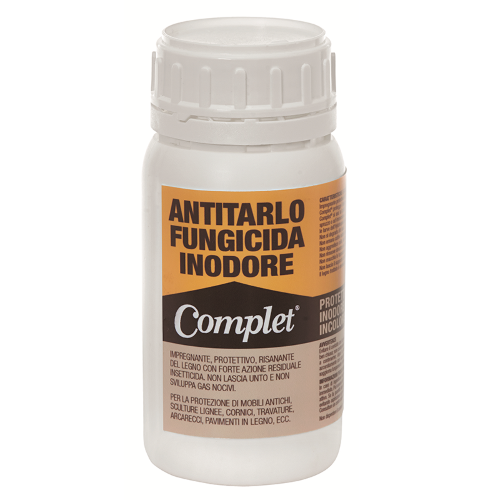 Complete anti-woodworm fungicide ml 0,250 odorless and colorless for wood borers and professional parasites moths